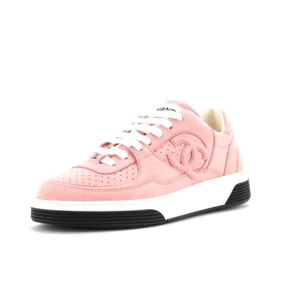 CHANEL Pink Sneakers